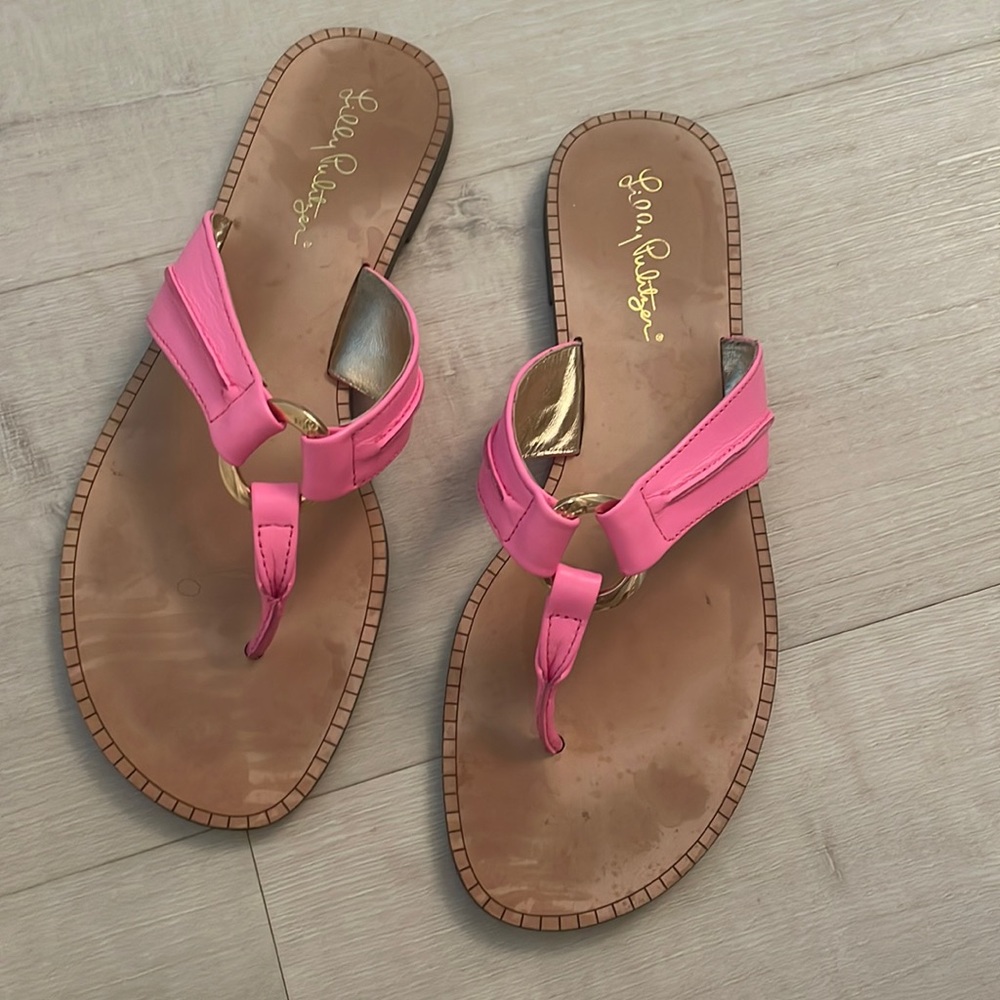 Lilly Pulitzer Size 8 pink shoes